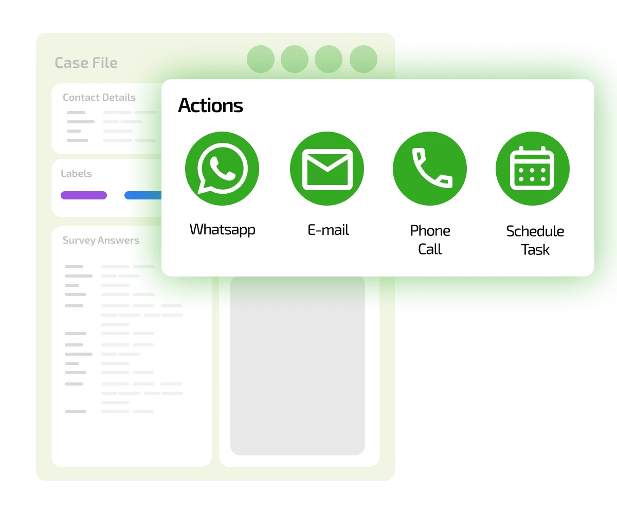 Contacta con el usuario